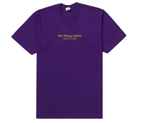 Supreme Still Talking Tee Purple