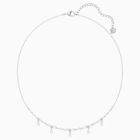 Swarovski Crystal Jewelry LOUISON NECKLACE, White, Rhodium - 5419242