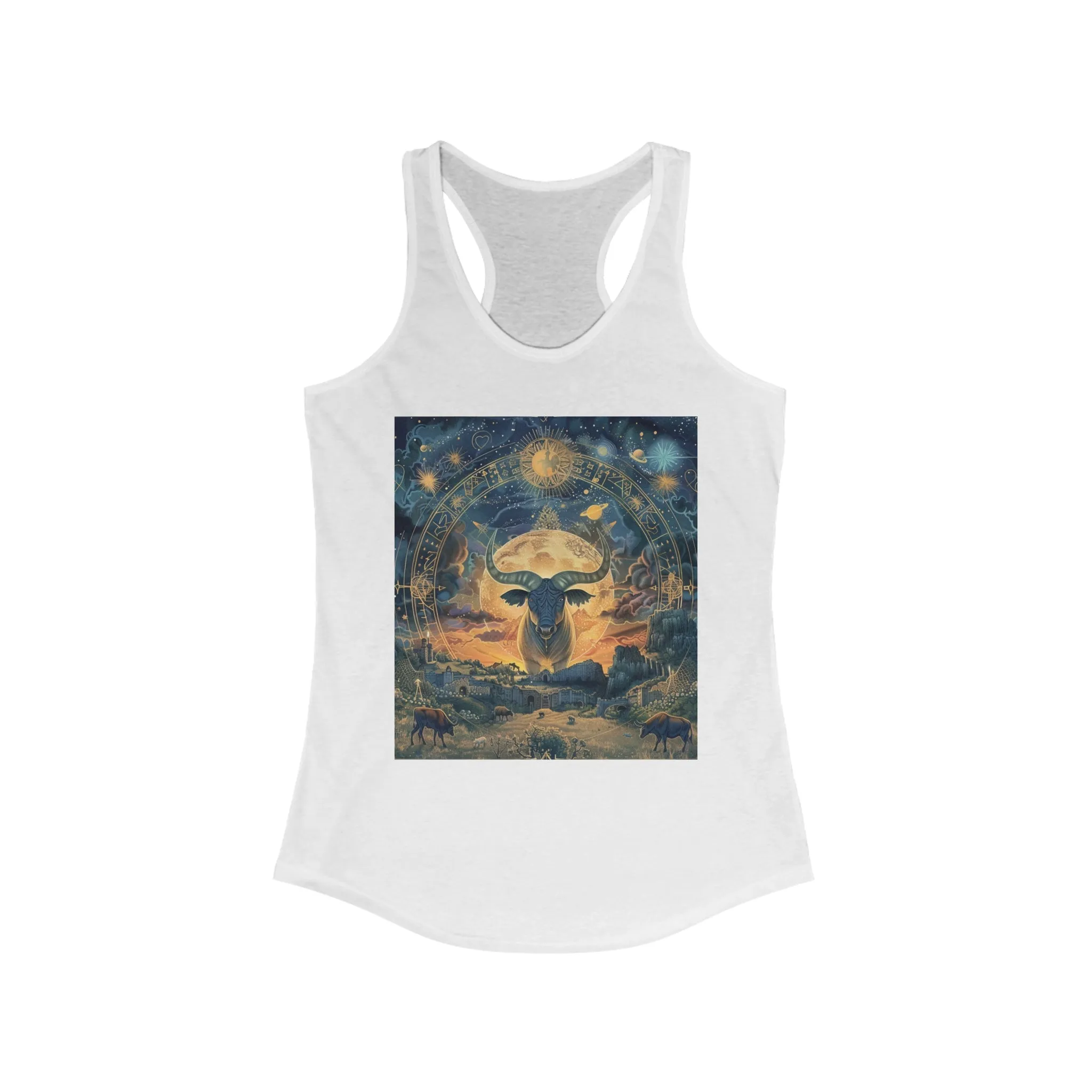 Taurus zodiac Women's Ideal Racerback Tank