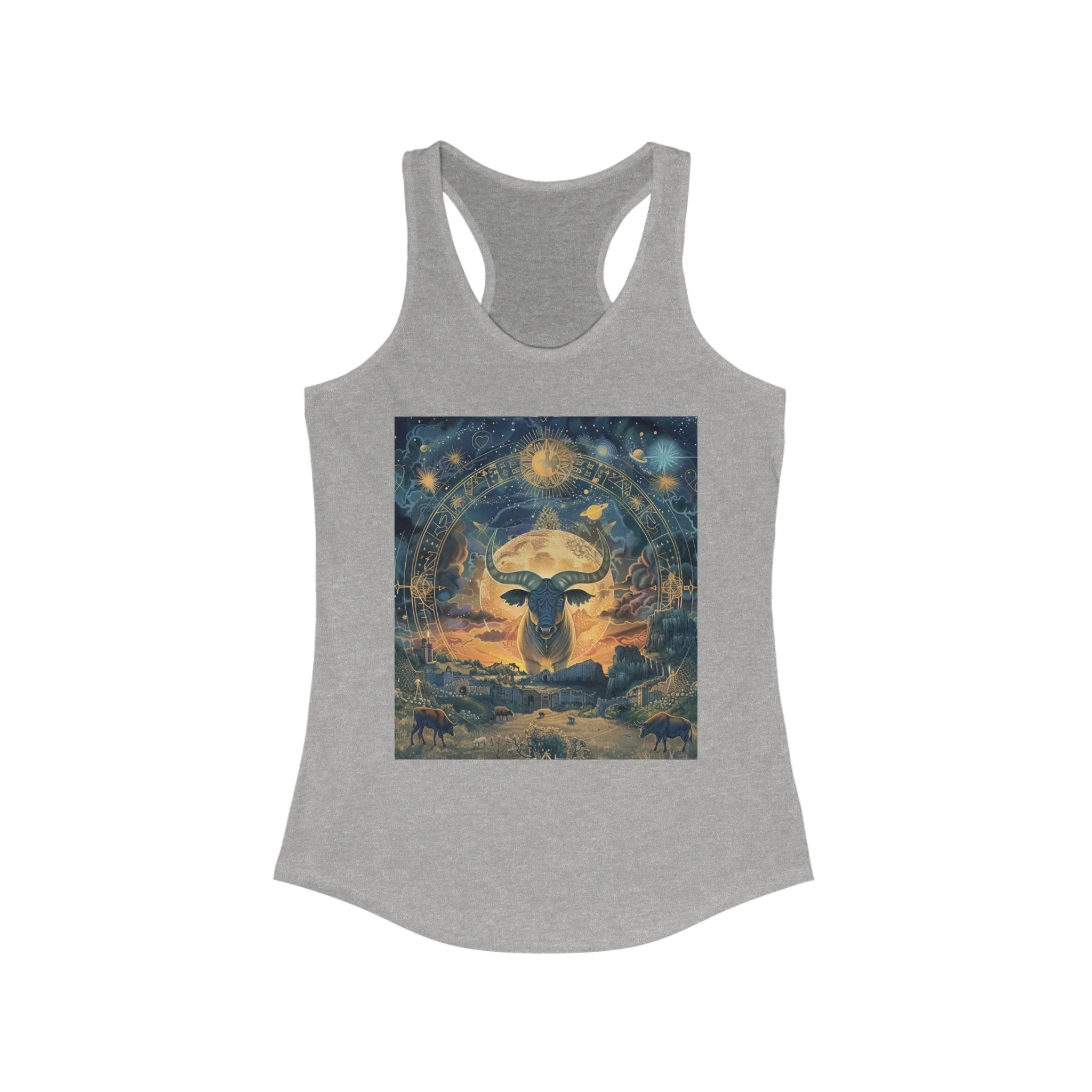 Taurus zodiac Women's Ideal Racerback Tank