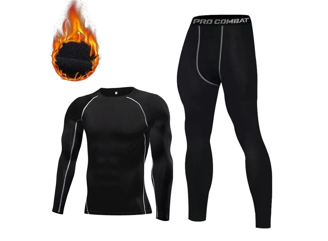 Thermal underwear men compression long johns keep warm winter inner wear