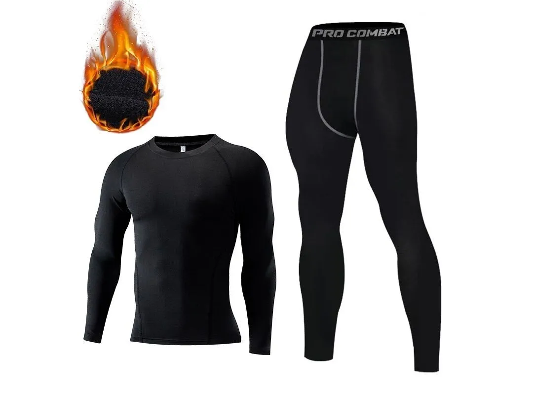 Thermal underwear men compression long johns keep warm winter inner wear