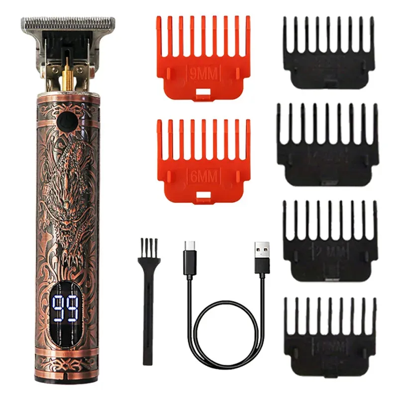 Three-speed Variable Gear T9 Hair Clipper Shaving Hair Trimming