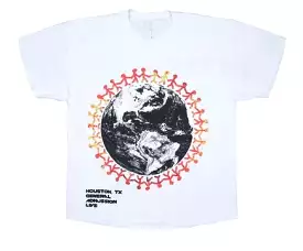 Travis Scott Around The World Tee White