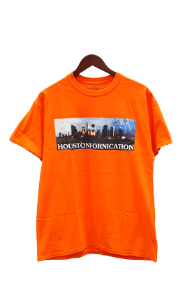 Travis Scott Astroworld Houston Exclusive Tee Orange