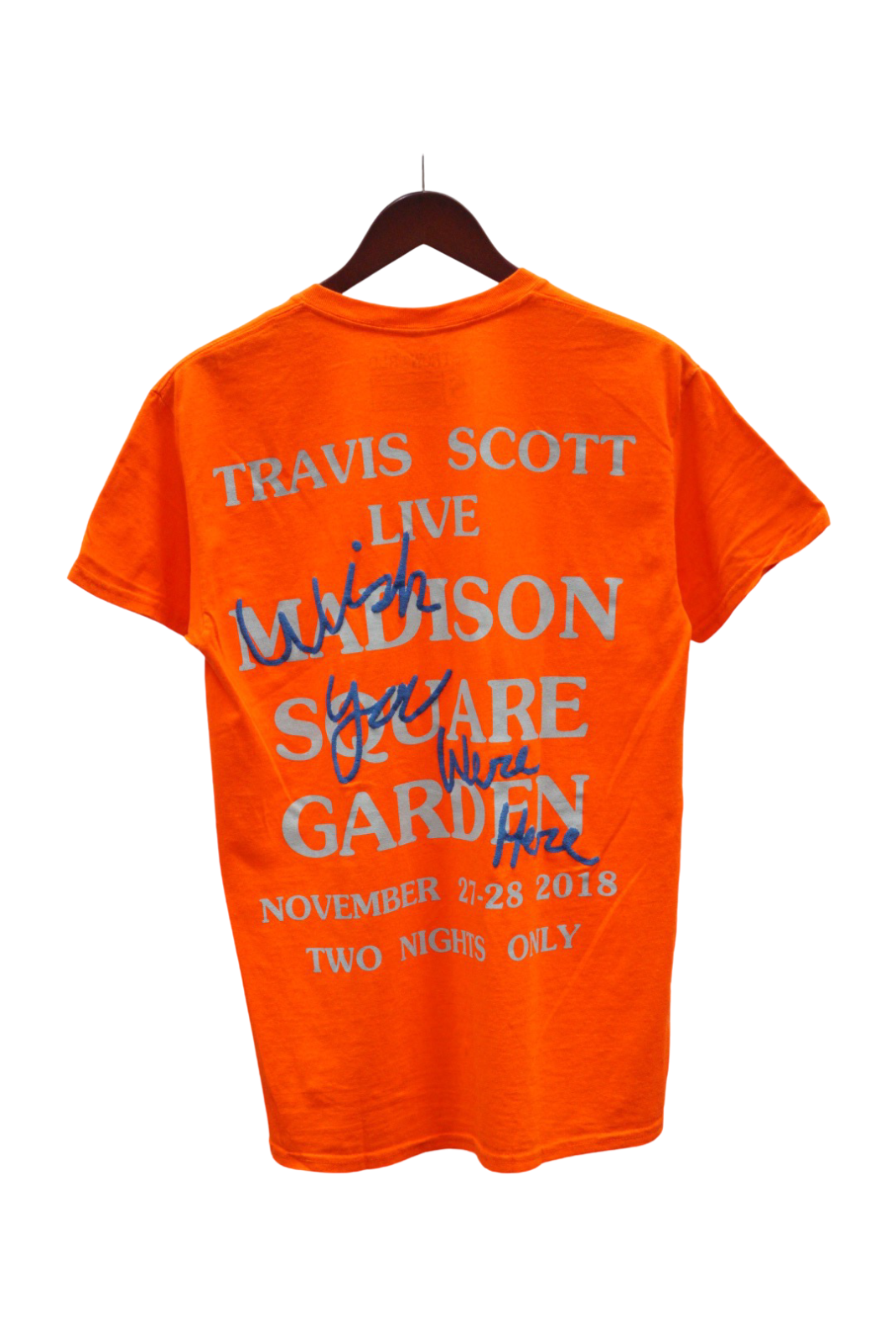 Travis Scott Astroworld MSG Orange Tee