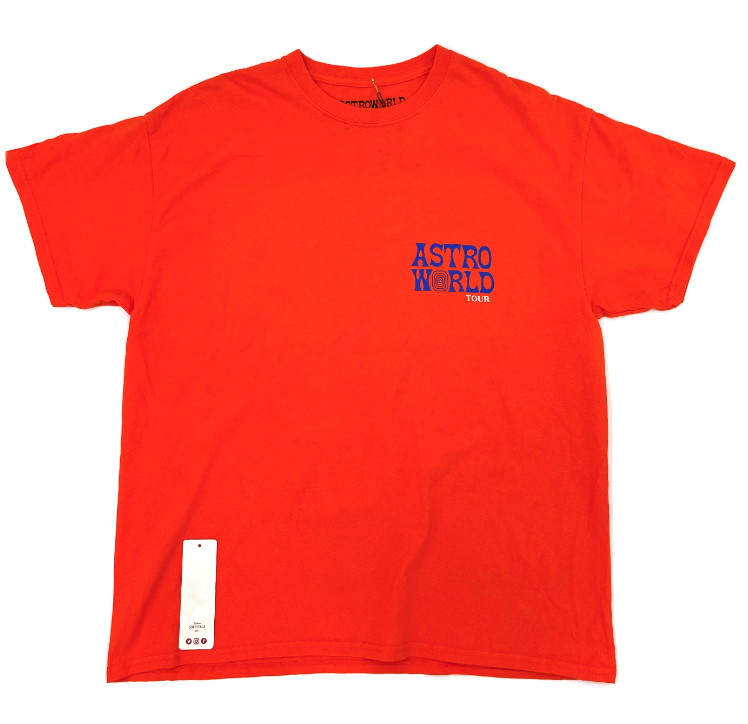 Travis Scott Astroworld MSG Orange Tee