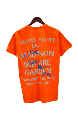 Travis Scott Astroworld MSG Orange Tee