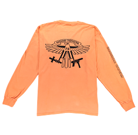 Travis Scott Birds Archive Long Sleeve Tee Orange