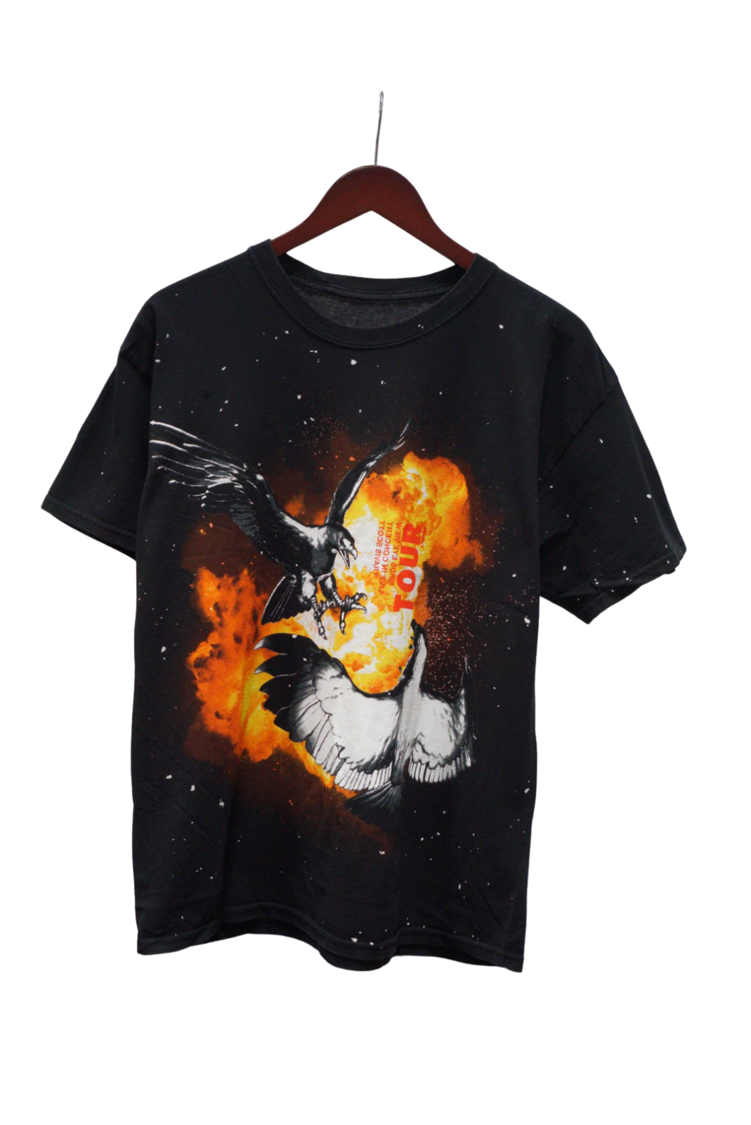 Travis Scott Birds Eye View Flame Tour Tee