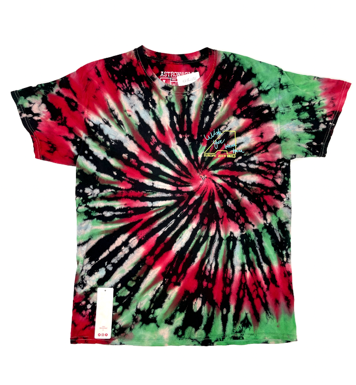 Travis Scott Blink Of An Eye Europe Tour Tee Tie-Dye