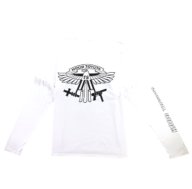 Travis Scott Long Sleeve Hood Toyota Tee White