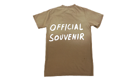 Travis Scott Official Souvenir Tee Brown