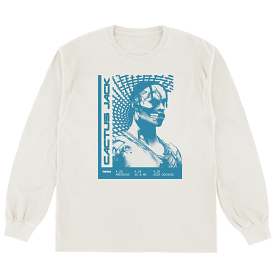 Travis Scott T-3500 Repeat L/S Tee White