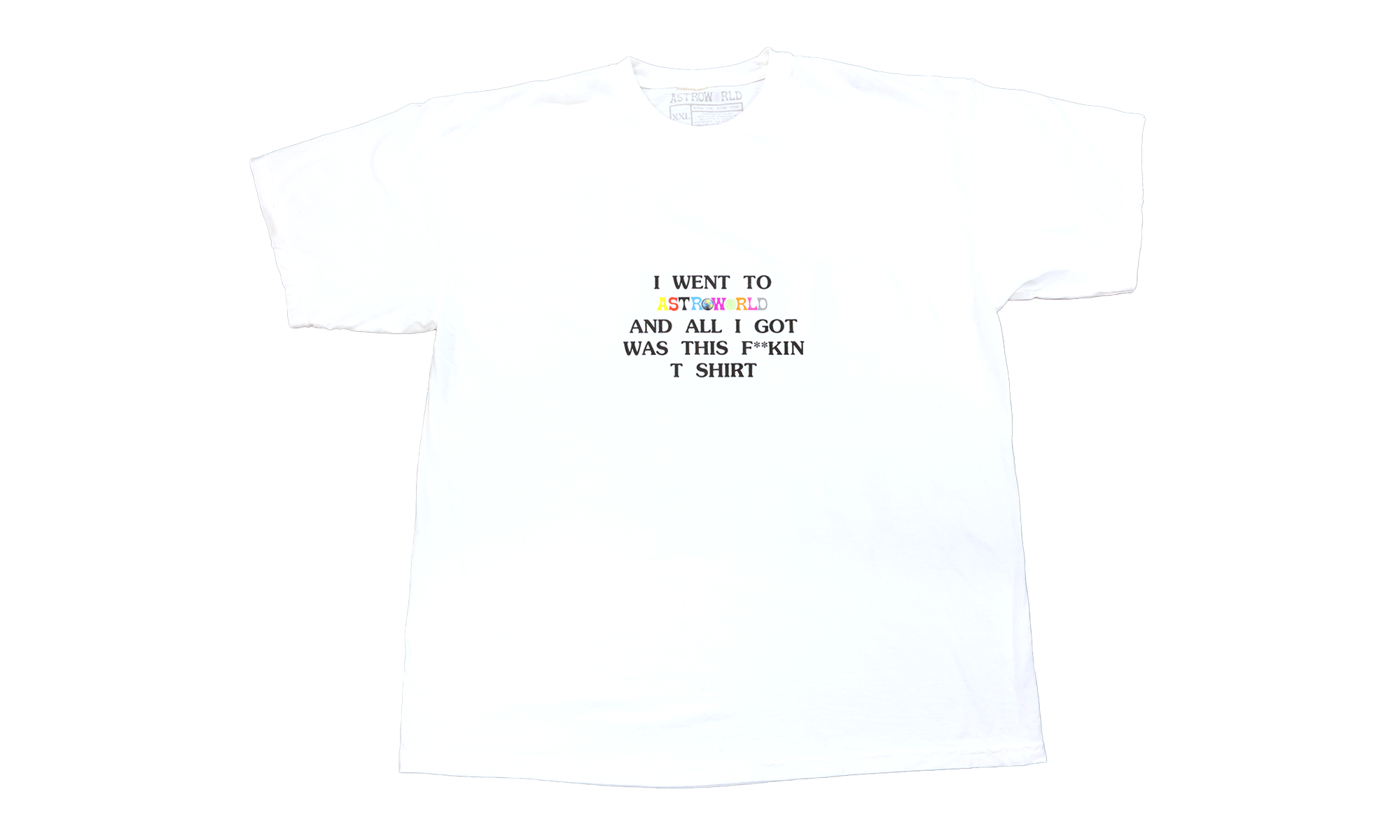 Travis Scott Wish You Were Here Tee White