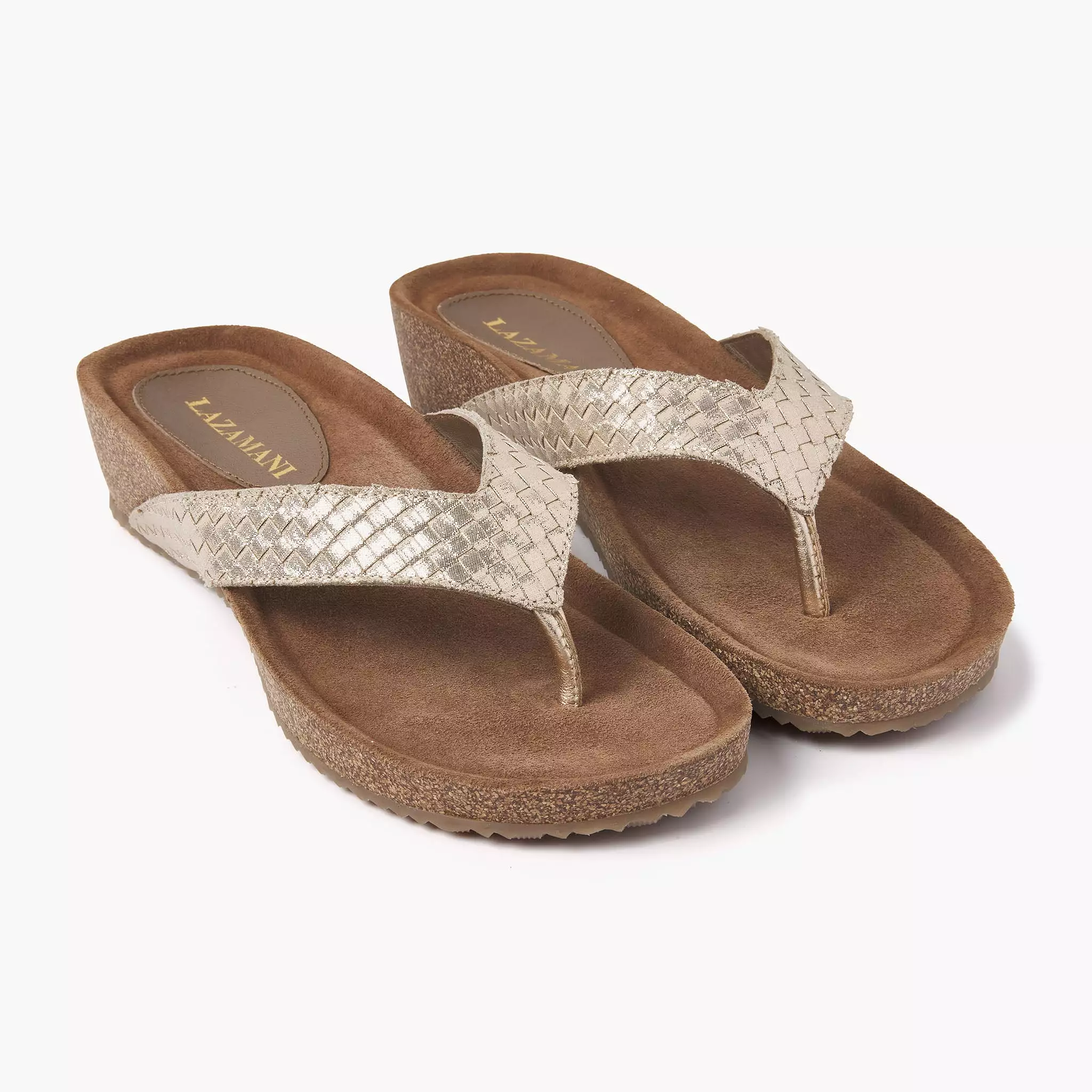 Vivian Dames Slippers Gold