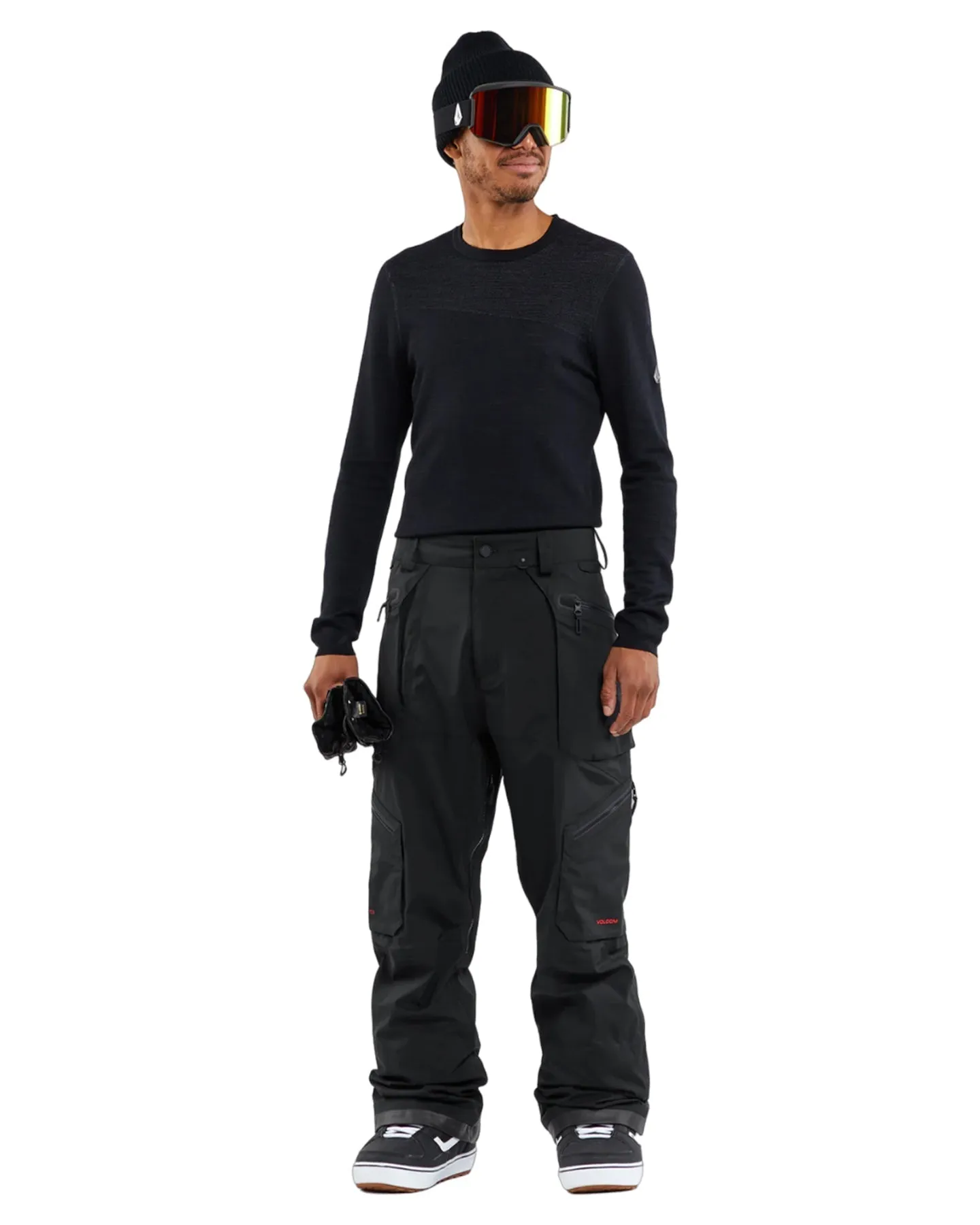 Volcom Guch Stretch Gore Pant - Black | Shop Snow Pants & Suits at Trojan Wake Ski Snow & Snow Skiers Warehouse