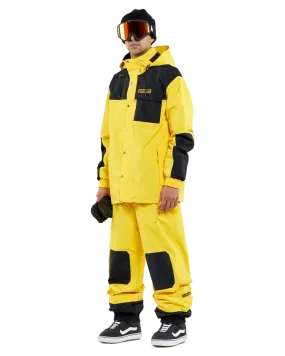 Volcom Longo Gore-Tex Pant - Bright Yellow | Shop Snow Pants & Suits at Trojan Wake Ski Snow & Snow Skiers Warehouse