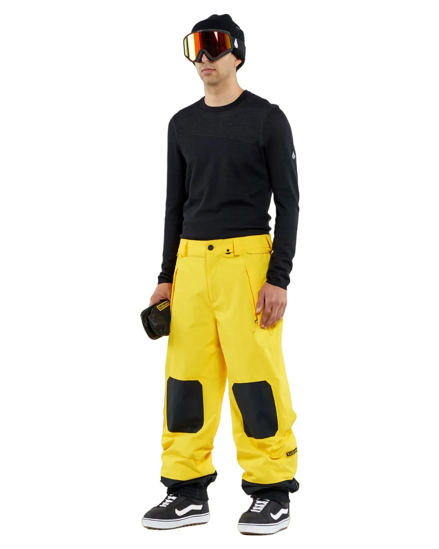 Volcom Longo Gore-Tex Pant - Bright Yellow | Shop Snow Pants & Suits at Trojan Wake Ski Snow & Snow Skiers Warehouse