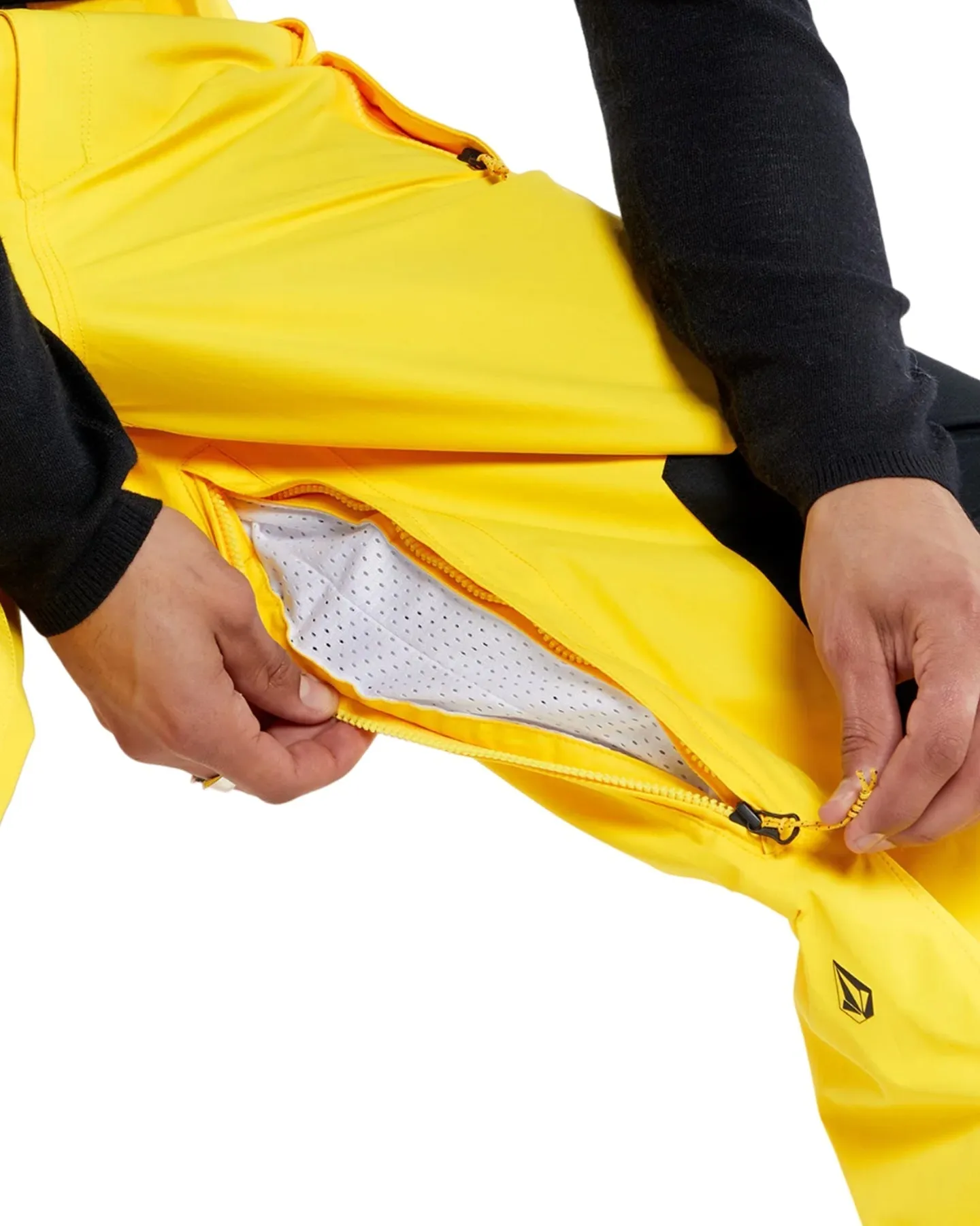 Volcom Longo Gore-Tex Pant - Bright Yellow | Shop Snow Pants & Suits at Trojan Wake Ski Snow & Snow Skiers Warehouse