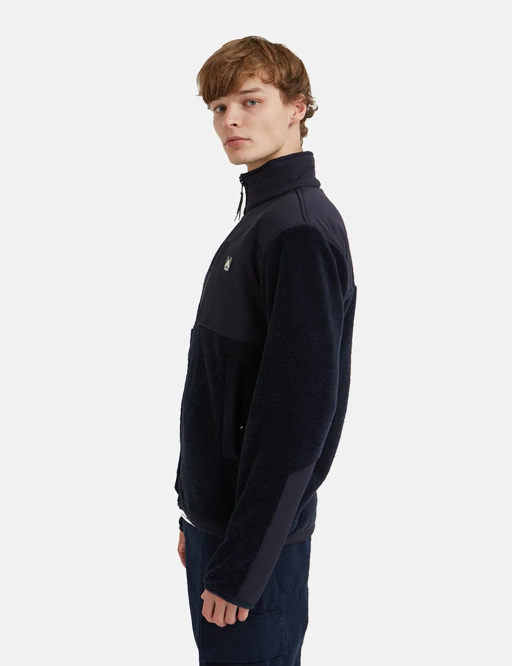 Wood Wood Hannes Fleece Jacket - Navy