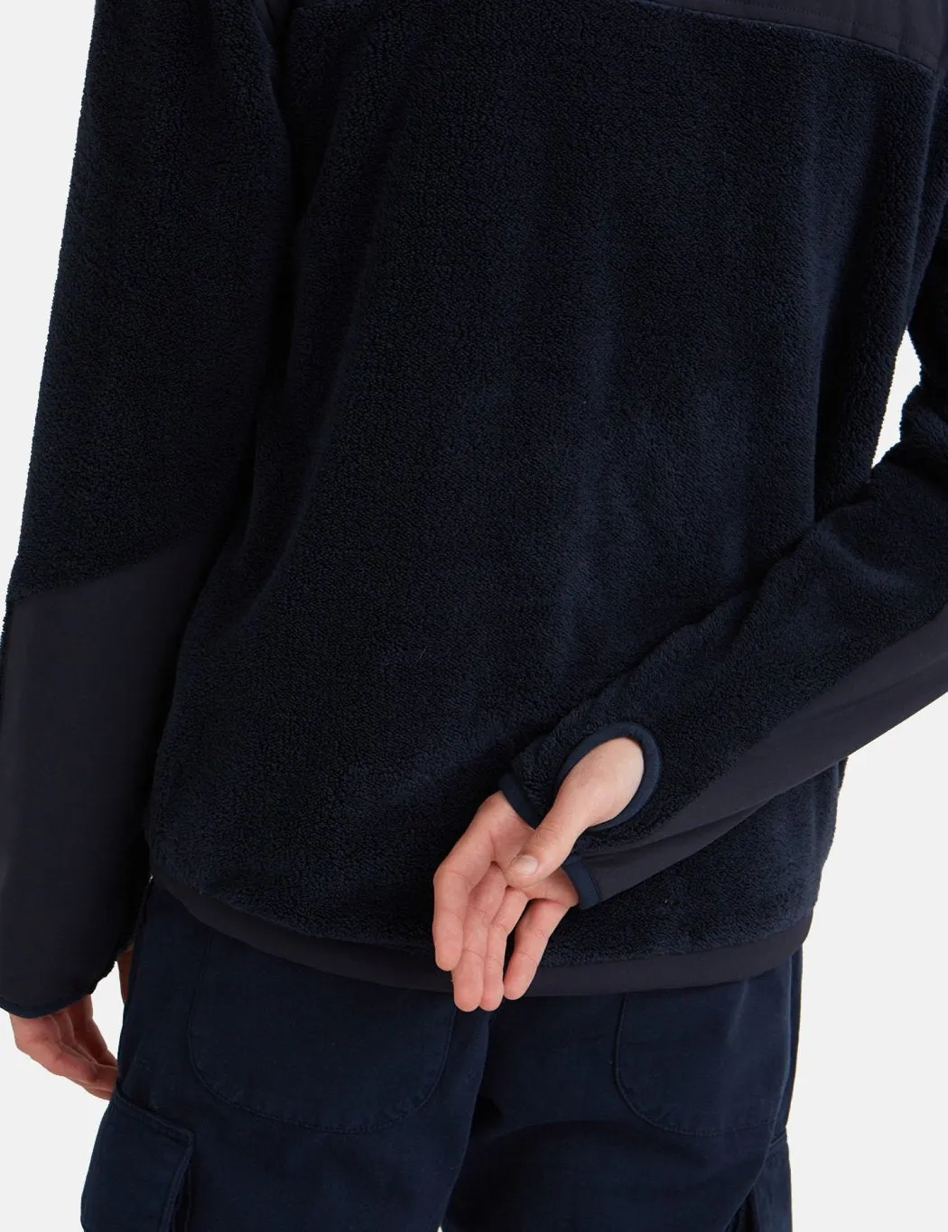 Wood Wood Hannes Fleece Jacket - Navy